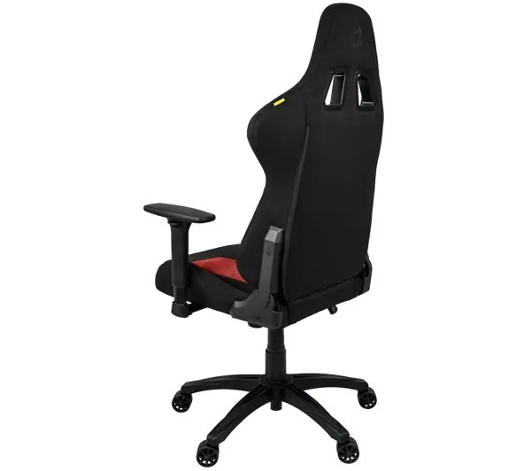 Corsair TC100 RELAXED Fabric Gamingowy do 120kg Tkanina Szaro-czerwony - Kup na Raty - RRSO 0%