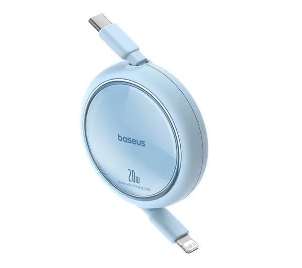 Baseus Free2Pull USB-C 20W 1m Niebieski - ⚡ EURO HIT CENOWY! ⚡