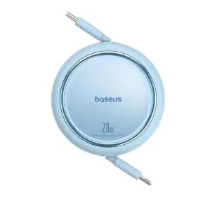 Baseus Free2Pull USB-C 20W 1m Niebieski - ⚡ EURO HIT CENOWY! ⚡