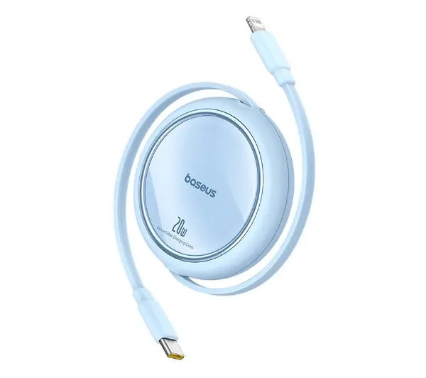 Baseus Free2Pull USB-C 20W 1m Niebieski - ⚡ EURO HIT CENOWY! ⚡