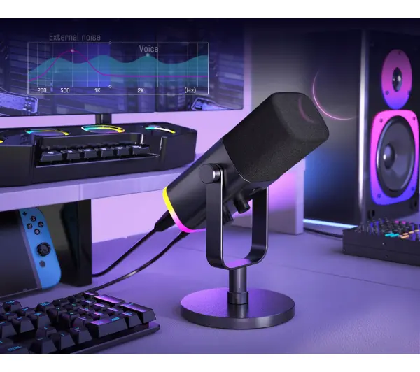 Fifine AmpliGame AM8 Przewodowy Dynamiczny Czarny