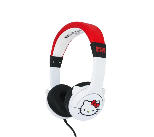 OTL Technologies Hello Kitty Moulded Dla dzieci Nauszne Biało-czerwony