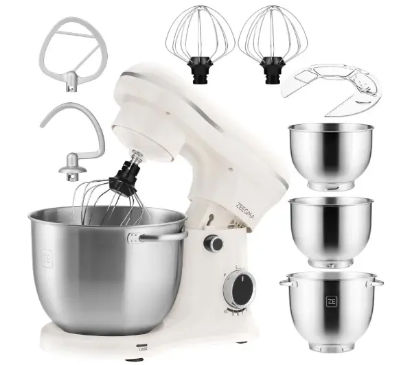 Roboty kuchenne - Zeegma Planeet Trio Cream 1500W 3 misy
