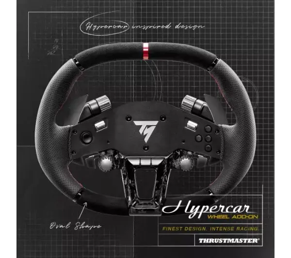 Thrustmaster Hypecar Wheel Add-On do PS5, PS4, PC bazy Thrustmaster T818 i T598 - Kup na Raty - RRSO 0%