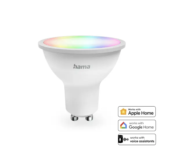 Hama GU10 4,9W RGBW Matter