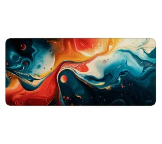 Humans+Robots 10F Boiling Glass 90 x 40cm Niebiesko-czerwony