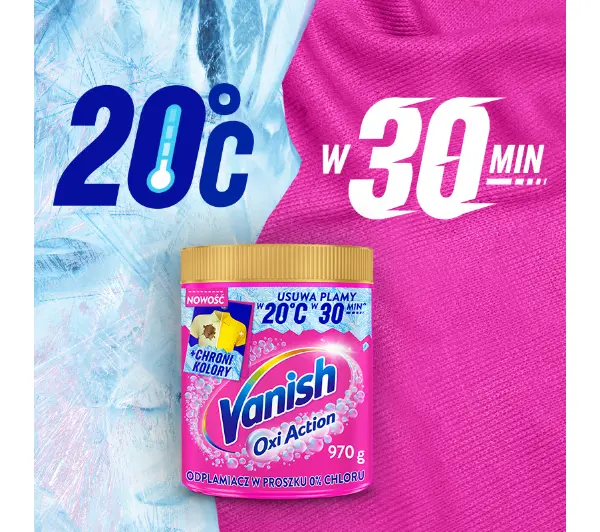 Vanish do prania kolorów 970g
