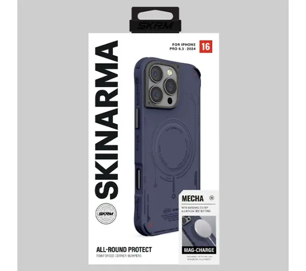 Skinarma Mecha Magnetic Charging do iPhone 16 Pro Granatowy