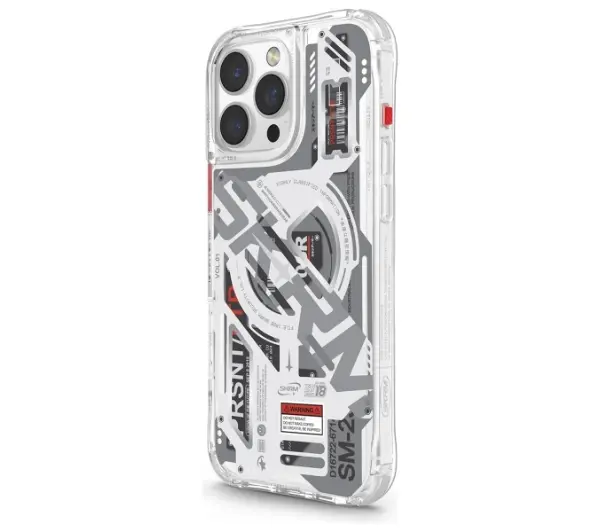 Skinarma Ekho Magnetic Charging iPhone 16 Pro Max Przezroczysty