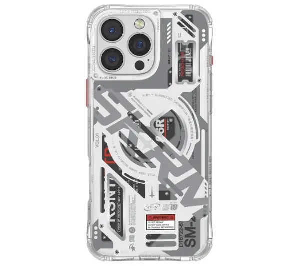 Skinarma Ekho Magnetic Charging iPhone 16 Pro Max Przezroczysty