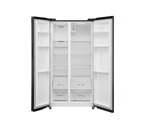 Toshiba SBS GR-RS696WI-PMJ(60) Funkcje AI Pełny No Frost 176,5cm Komora świeżości Zdalne sterowanie Inox - TRZECI -55%, ALBO 5-TY ZA 1ZŁ - Kup na Raty - RRSO 0%