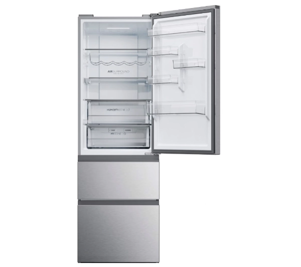 Haier Seria 5 HTW5618CNMG Funkcje AI Pełny No Frost 185cm Komora świeżości Zdalne sterowanie Inox - Kup na Raty - RRSO 0%