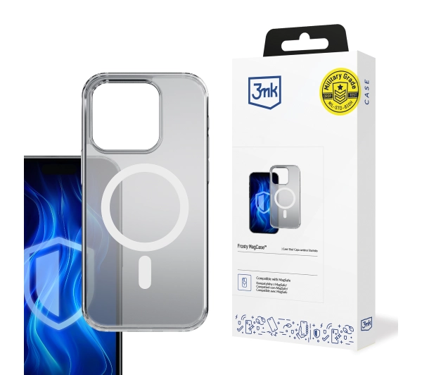 3mk Frosty MagCase do iPhone 15 Pro Max Biały