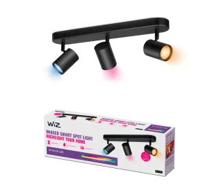 WiZ Imageo 3x GU10 LED Czarny - Kup na Raty - RRSO 0%