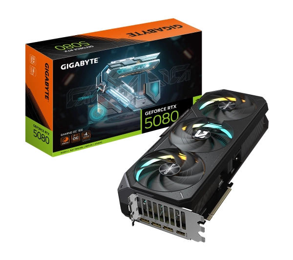 Gigabyte GeForce RTX 5080 Gaming OC 16GB GDDR7 256bit DLSS 4