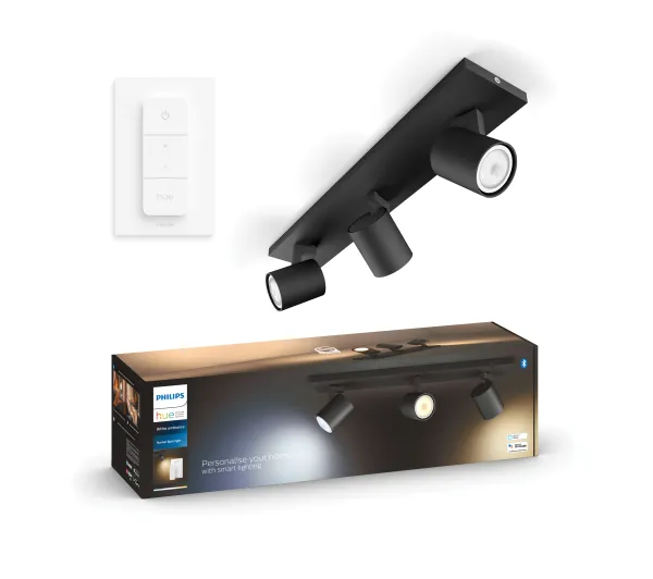 Philips Hue White Ambiance Potrójne Runner Czarny