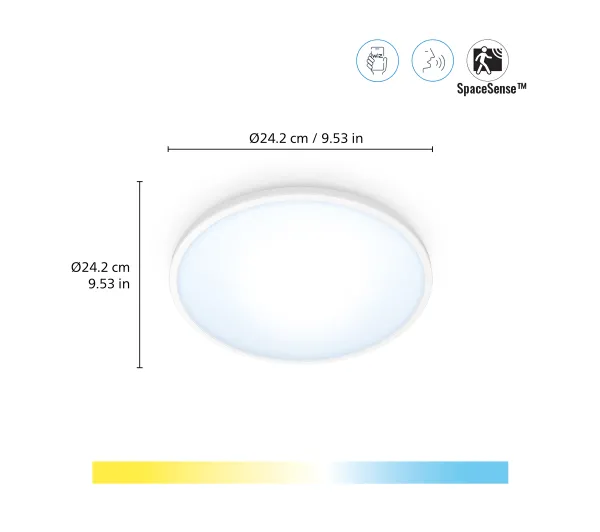 WiZ Superslim 14W Biały