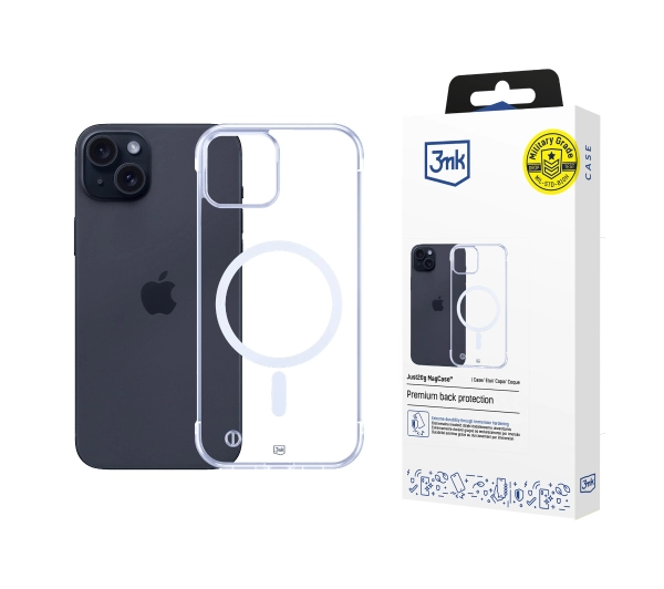 3mk Just20g Case do iPhone 15 Przezroczysty