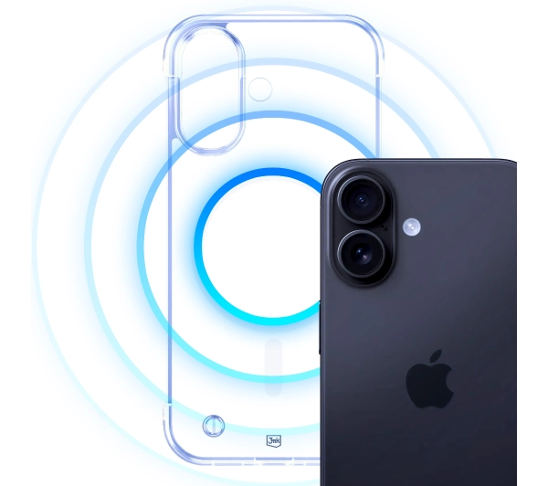 3mk Just20g MagCase do iPhone 16 Plus Przezroczysty