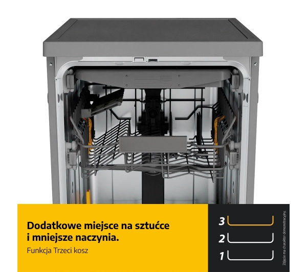 Whirlpool WH6FC11BS7A0X 45cm Automatyczne otwieranie drzwi Szuflada na sztućce - TRZECI -55%, ALBO 5-TY ZA 1ZŁ - Kup na Raty - RRSO 0%