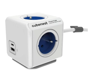 Cubenest PowerCube Extended PC420 USB PD 20W 1,5m Niebieski