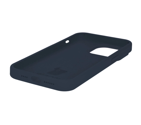 Bizon Silikonowe Soft do iPhone 14 Pro Max Ciemno-niebieski