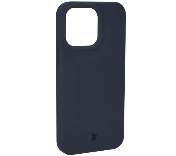 Bizon Silikonowe Soft do iPhone 14 Pro Max Ciemno-niebieski
