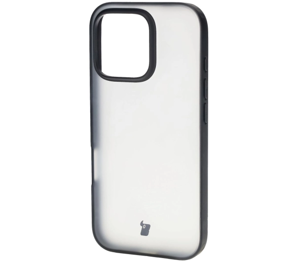 Bizon Angelo do iPhone 16 Pro Przydymione z czarną ramką