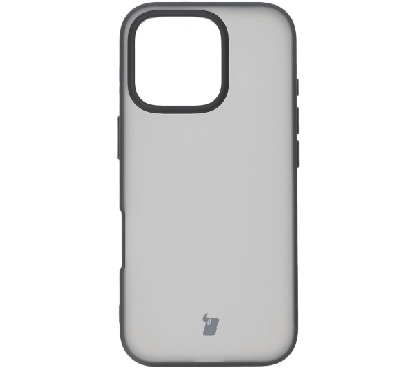Bizon Angelo do iPhone 16 Pro Przydymione z czarną ramką