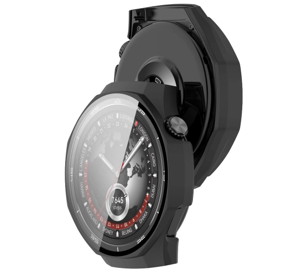 Bizon ze szkłem do Huawei Watch GT5 Pro 46mm Matowy czarny