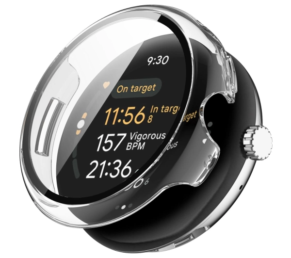 Bizon ze szkłem do Google Pixel Watch 3 41mm Przezroczysty