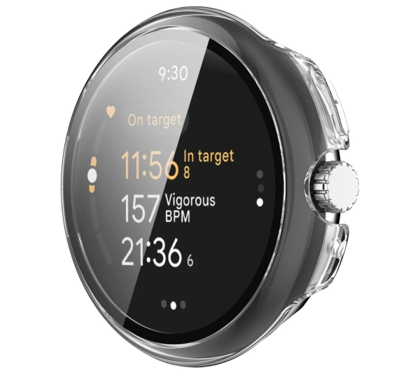 Bizon ze szkłem do Google Pixel Watch 3 41mm Przezroczysty