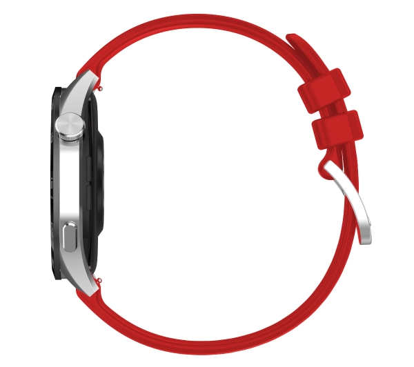 Bizon Strap Watch Silicone Pro T QuickRelease 18mm Czerwony