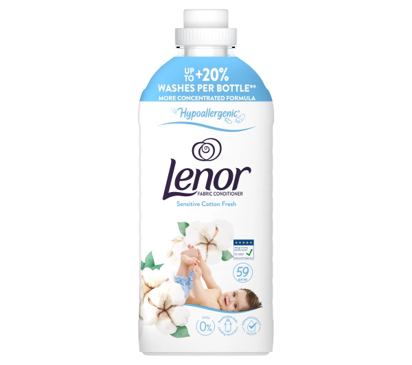 Lenor Sensitive Cotton Fresh 59 prań 1,239l