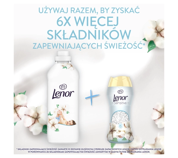 Lenor Sensitive Cotton Fresh 59 prań 1,239l
