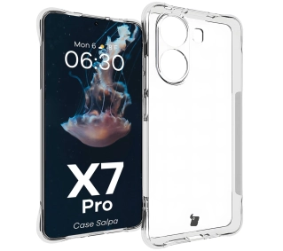 Bizon Elastyczne Salpa do Poco X7 Pro Przezroczysty