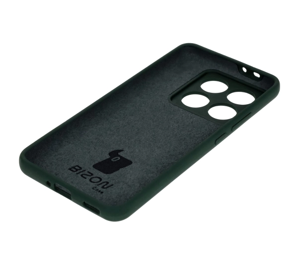 Bizon Silikonowe Soft do Xiaomi 14T Pro Ciemnozielony