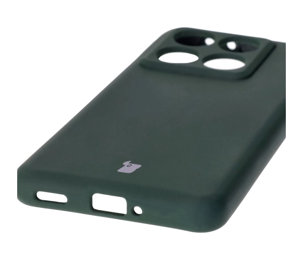 Bizon Silikonowe Soft do Xiaomi 14T Pro Ciemnozielony