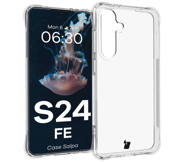 Bizon Elastyczne Salpa do Galaxy S24 FE Przezroczysty