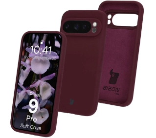 Bizon Silikonowe Soft do Google Pixel 9 Pro Ciemno-fioletowy