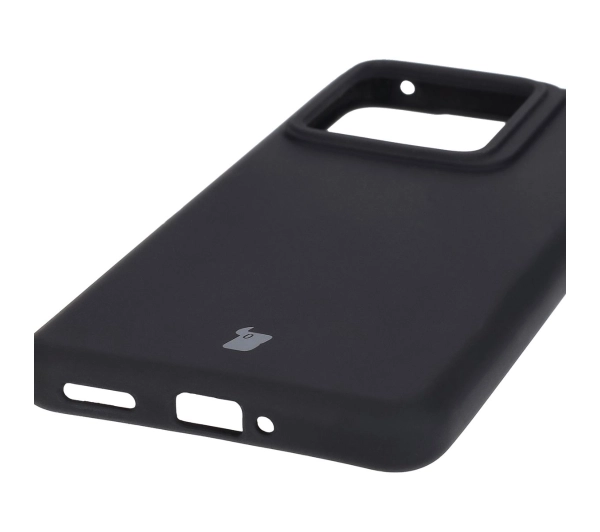 Bizon Silikonowe Soft do Realme GT 7 Pro Czarny