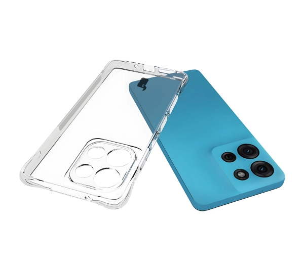 Bizon Elastyczne Salpa do Motorola Moto G75 5G Przezroczysty