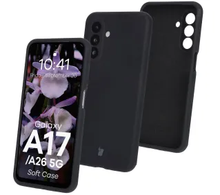 Bizon Silikonowe Soft do Galaxy A26 5G Czarny
