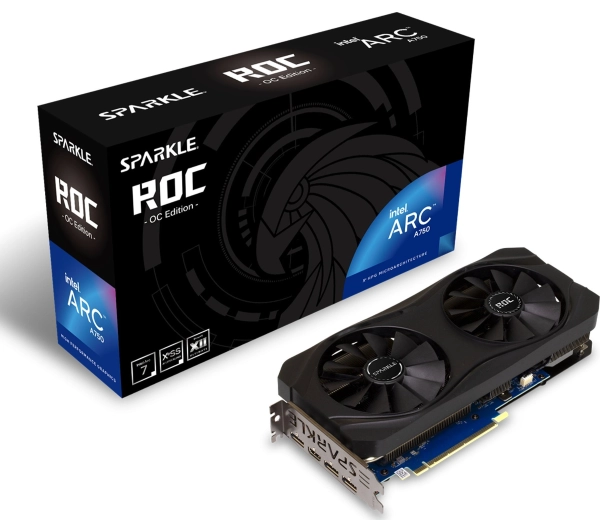 SPARKLE Arc A750 ROC OC 8GB GDDR6 256bit