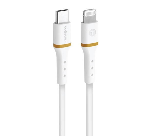 Reinston EK12CLB USB-C do Lightning 1,2m Biały