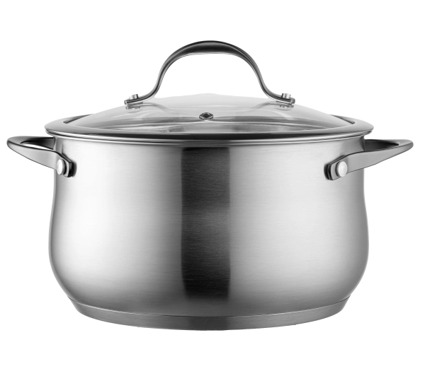 Garnki - La Bonita LB24G003 5,7l Clasico ze szklaną pokrywką