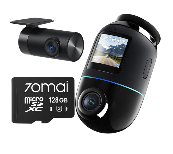 70MAI X800 4K Dual Set + karta pamięci 128GB