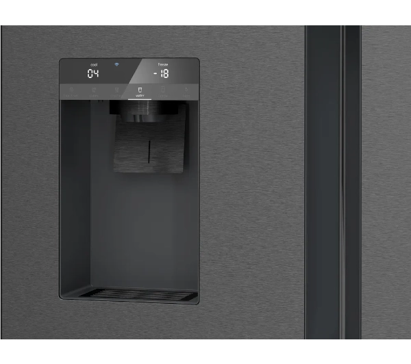 Siemens iQ500 KF96DAXEA Pełny No Frost 183cm  Dystrybutor wody Zdalne sterowanie Czarna stal szczotkowana - TRZECI -55%, ALBO 5-TY ZA 1ZŁ - Kup na Raty - RRSO 0%