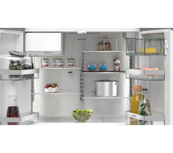 Siemens iQ500 KF96DAXEA Pełny No Frost 183cm  Dystrybutor wody Zdalne sterowanie Czarna stal szczotkowana - TRZECI -55%, ALBO 5-TY ZA 1ZŁ - Kup na Raty - RRSO 0%