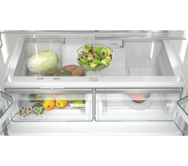 Siemens iQ500 KF96DAXEA Pełny No Frost 183cm  Dystrybutor wody Zdalne sterowanie Czarna stal szczotkowana - TRZECI -55%, ALBO 5-TY ZA 1ZŁ - Kup na Raty - RRSO 0%